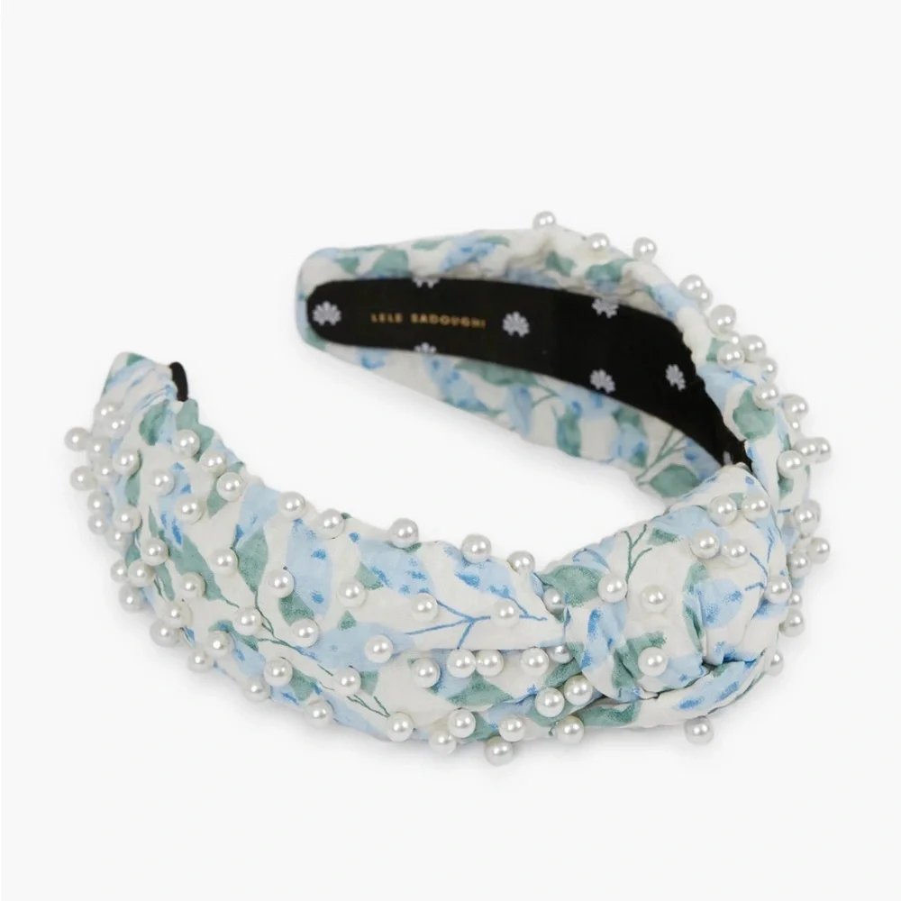 🆕 Lele Sadoughi Pearl Knotted Headband - Mommy & Me